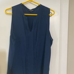 41Hawthorne blue blouse